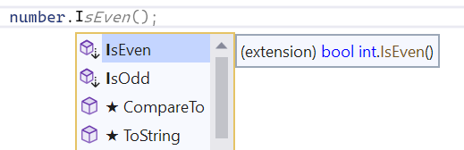 c# - Why can't I call an extension method from a base class of the