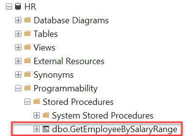 EF Core Execute Stored Procedure